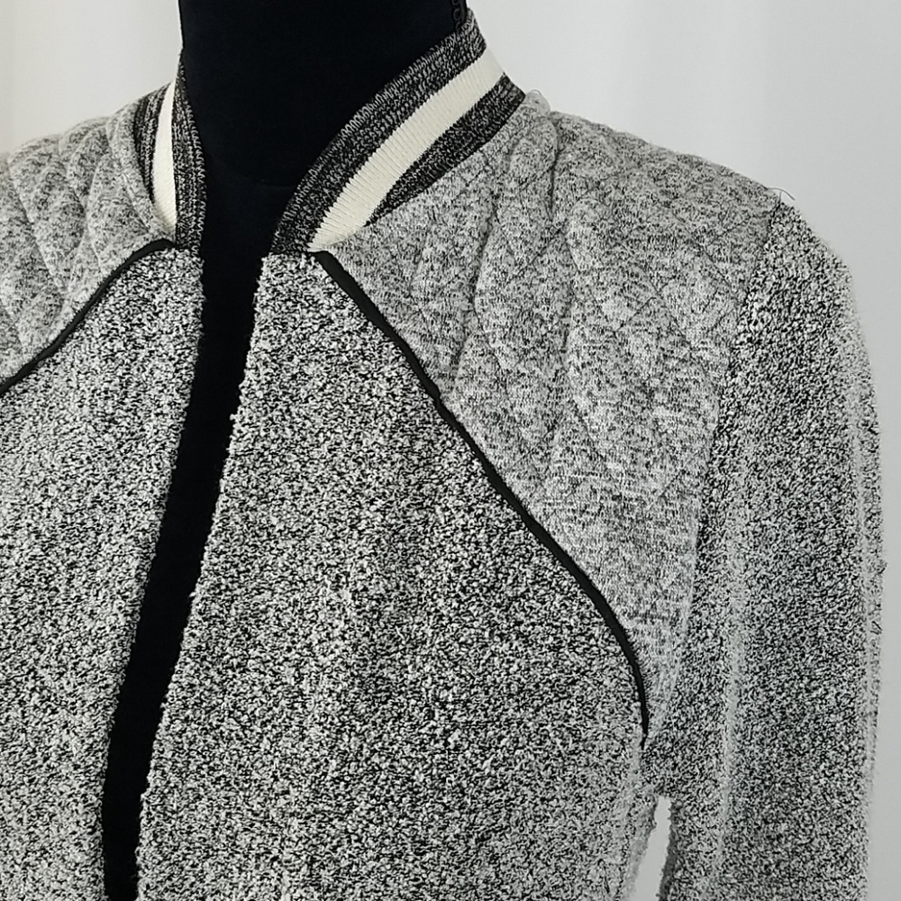 Anthropologie Dolan T-Shirt women P/S gray open front cardigan grunge outdoor - Picture 2 of 5
